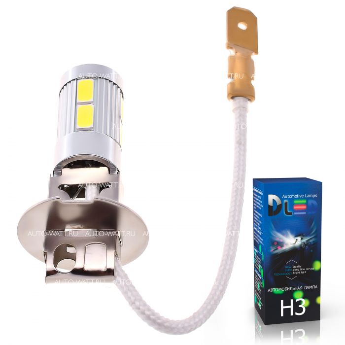 Светодиодная лампа H3 – 9 CREE+5630 6W