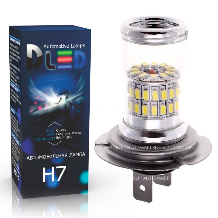 Светодиодная лампа H7 – 48 SMD3014 9W