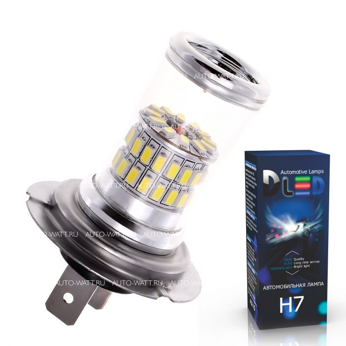 Светодиодная лампа H7 – 48 SMD3014 9W