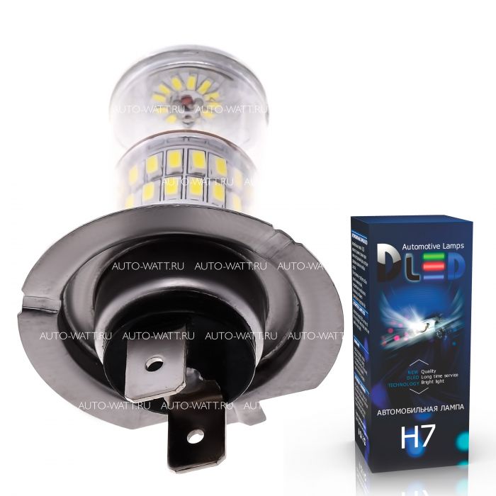 Светодиодная лампа H7 – 48 SMD3014 9W
