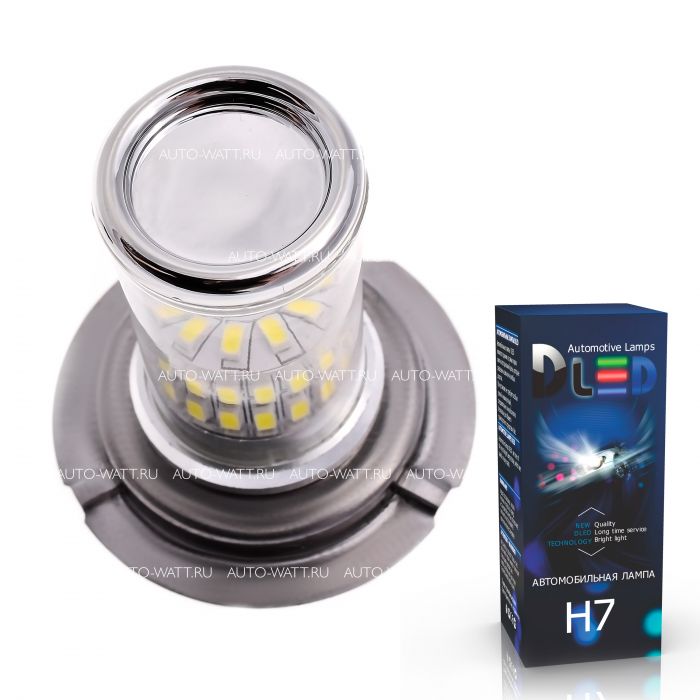 Светодиодная лампа H7 – 48 SMD3014 9W