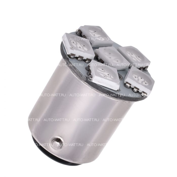 Светодиодная лампа P21/5W 1157 – 6 SMD5050 1.44W Compact Красная