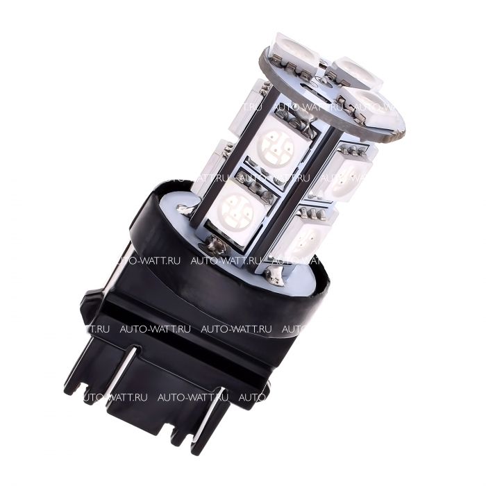 Светодиодная лампа P27/7W 3157 – 13 SMD5050 3.12W Желтая