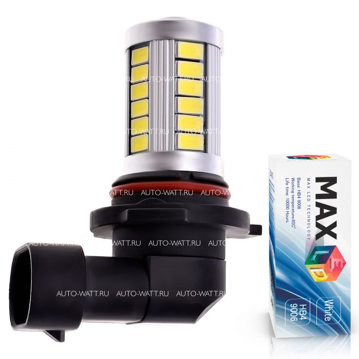 Светодиодная лампа HB4 9006 – Max-Road 33Led Линза 13W