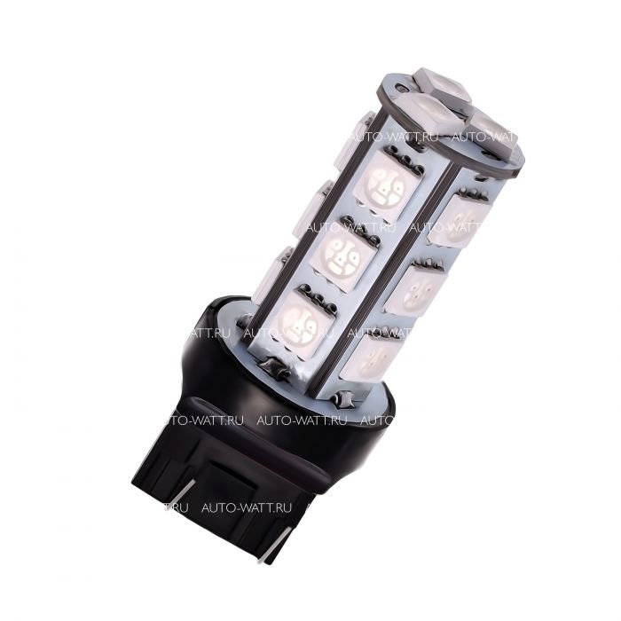 Светодиодная лампа W21/5W 7443 – 18 SMD5050 4.32W Красная