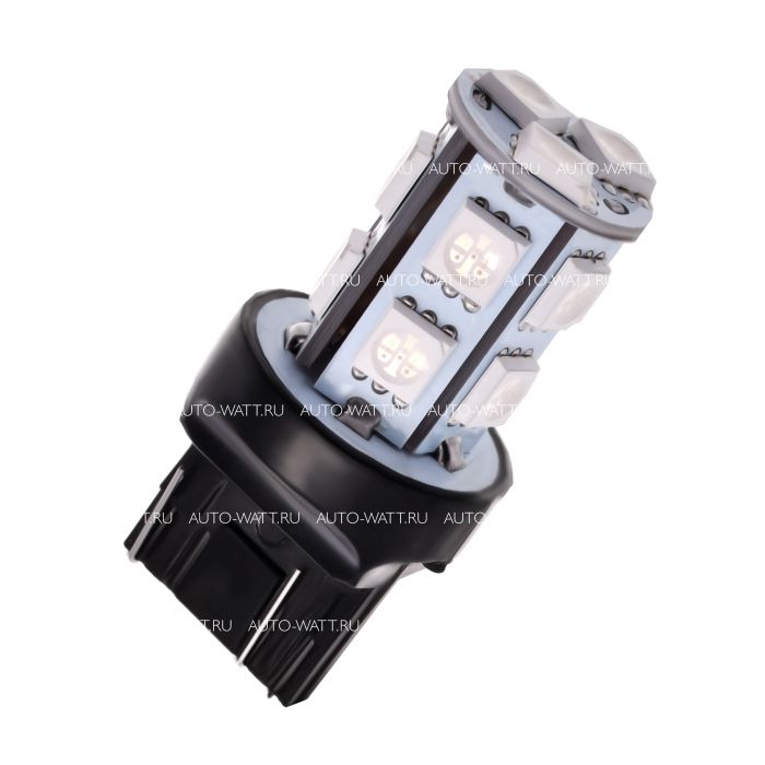 Светодиодная лампа W21/5W 7443 – 13 SMD5050 3.12W Красная