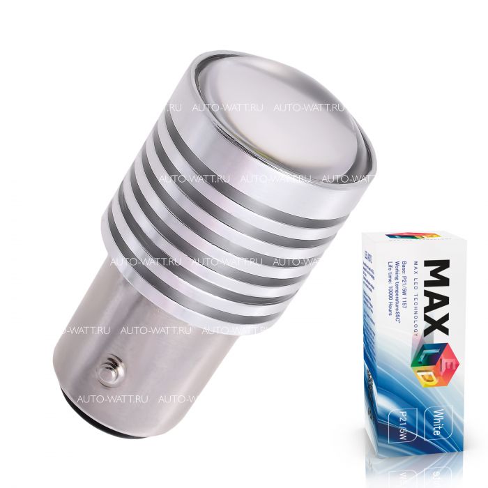 Светодиодная лампа P21/5W 1157 – 1 CREE 5W Линза Белая
