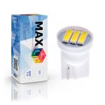 Светодиодная лампа T10 W5W – Max-7014 3Led 1W Белая