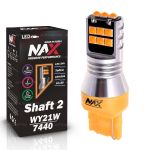 Светодиодная лампа WY21W 7440 – NAX Shaft LG 15W Оранжевая (1шт)