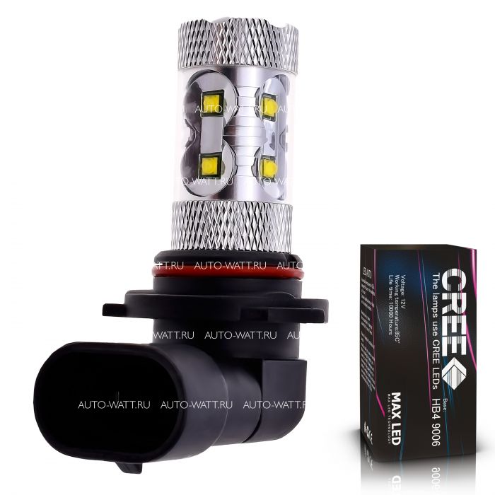 Светодиодная лампа HB4 9006 – 10 CREE 50W Линза
