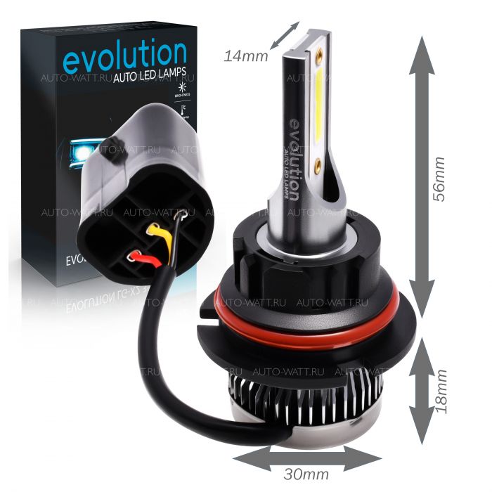 Автомобильные лампы  HB5 9007 - Evolution LG-X2 35W(2шт)