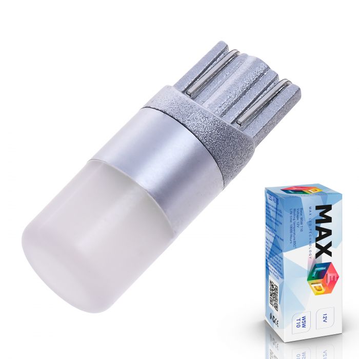 Светодиодная лампа T10 W5W – Max-FIT1 1.5W Белая