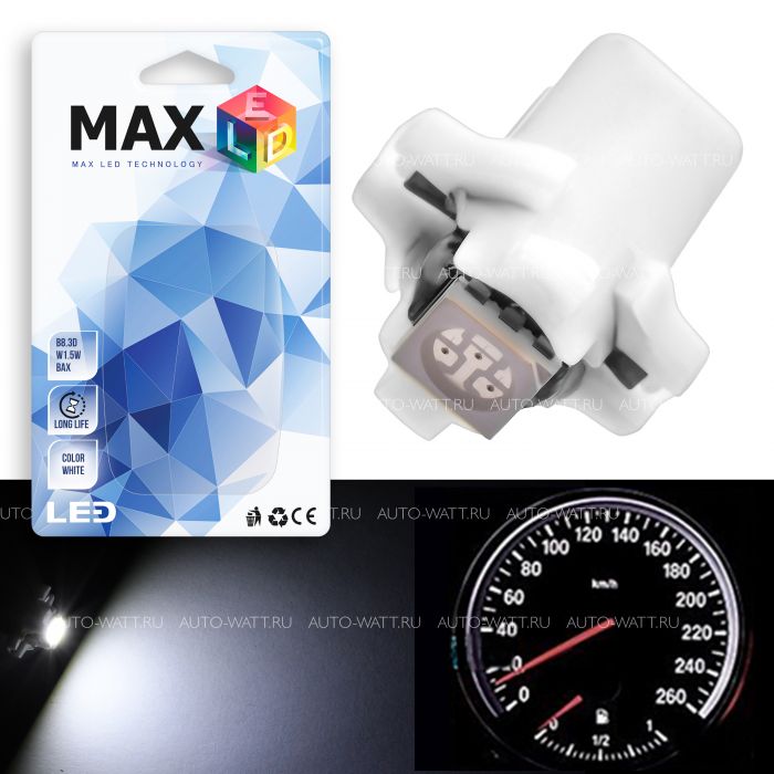 Светодиодная лампа T5 B8.5D – 1 SMD5050 0.24W Белая