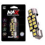 Светодиодная лампа C5W 36мм SV8.5 - NAX Shaft LG 10W Белая (1шт)