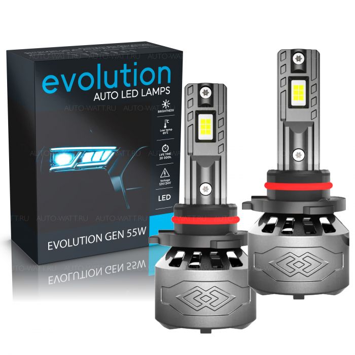 Светодиодные автолампы H10 - Evolution GEN 55W (2шт)