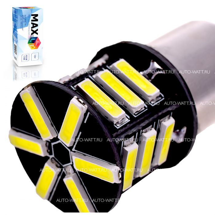Светодиодная лампа P21W 1156 – Max-7014 5W Белая