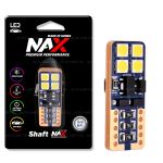Светодиодная лампа T10 W5W - NAX Shaft LG 8W Белая (1шт)