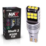Светодиодные лампы W16W T15 – NAX Shaft LG 15W Белая (1шт)