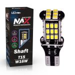 Светодиодные лампы W16W T15 – NAX Shaft 15W Белая (1шт)